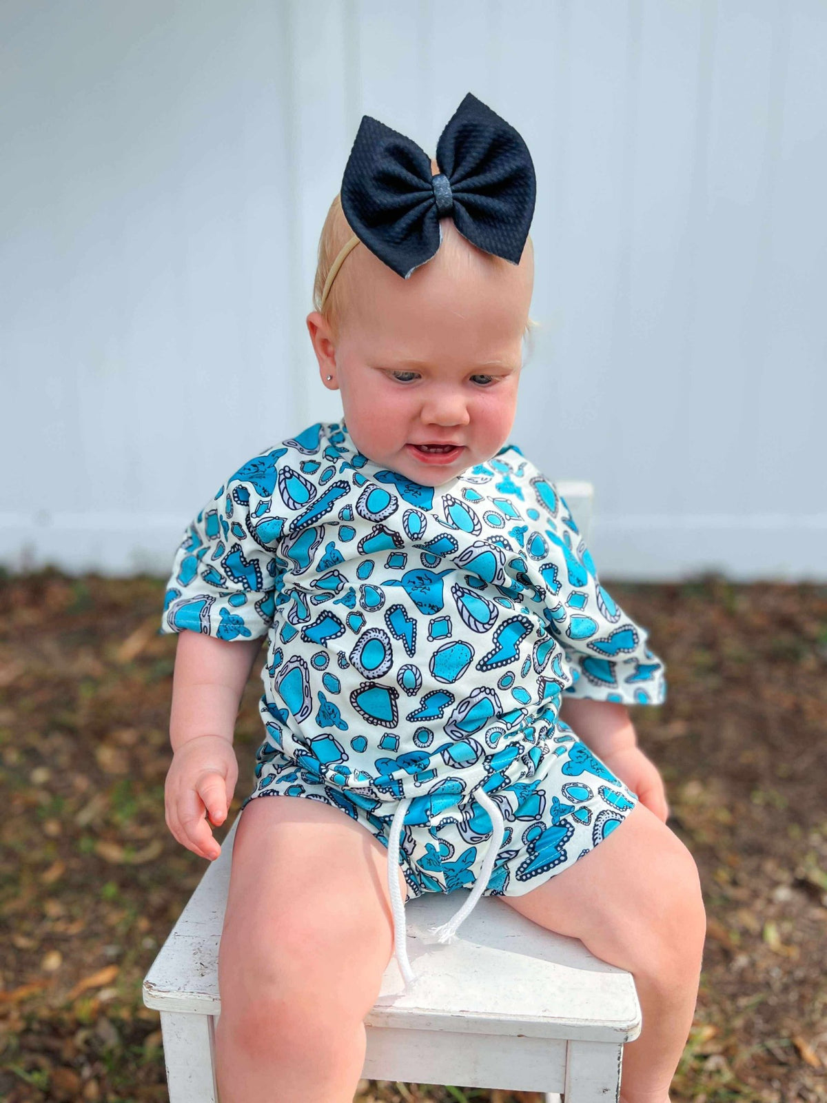 Western turquoise lounge set - Quarter Circle AK Boutique
