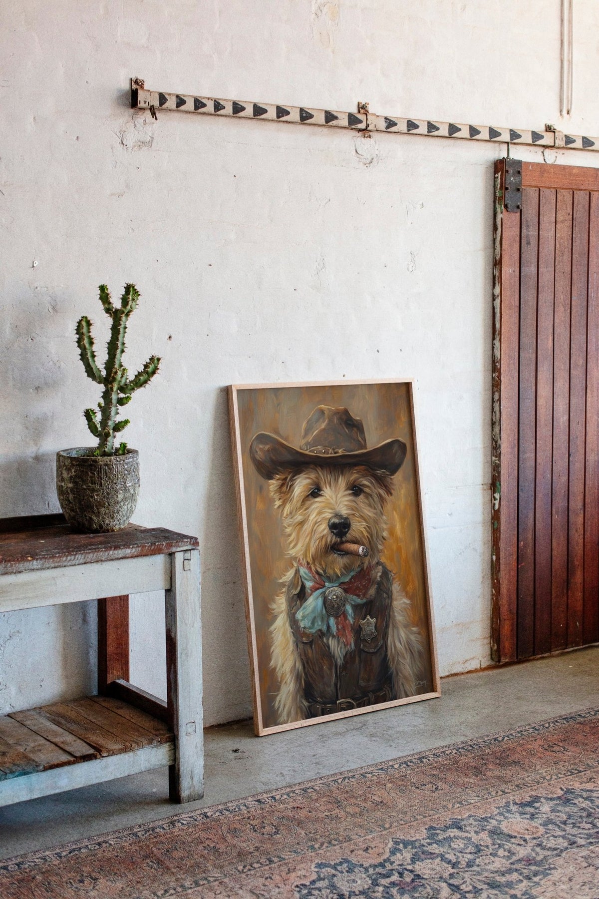 Wheaten Terrier Wild West Deputy - Quarter Circle AK Boutique