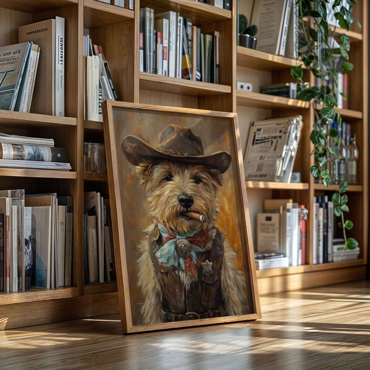 Wheaten Terrier Wild West Deputy - Quarter Circle AK Boutique