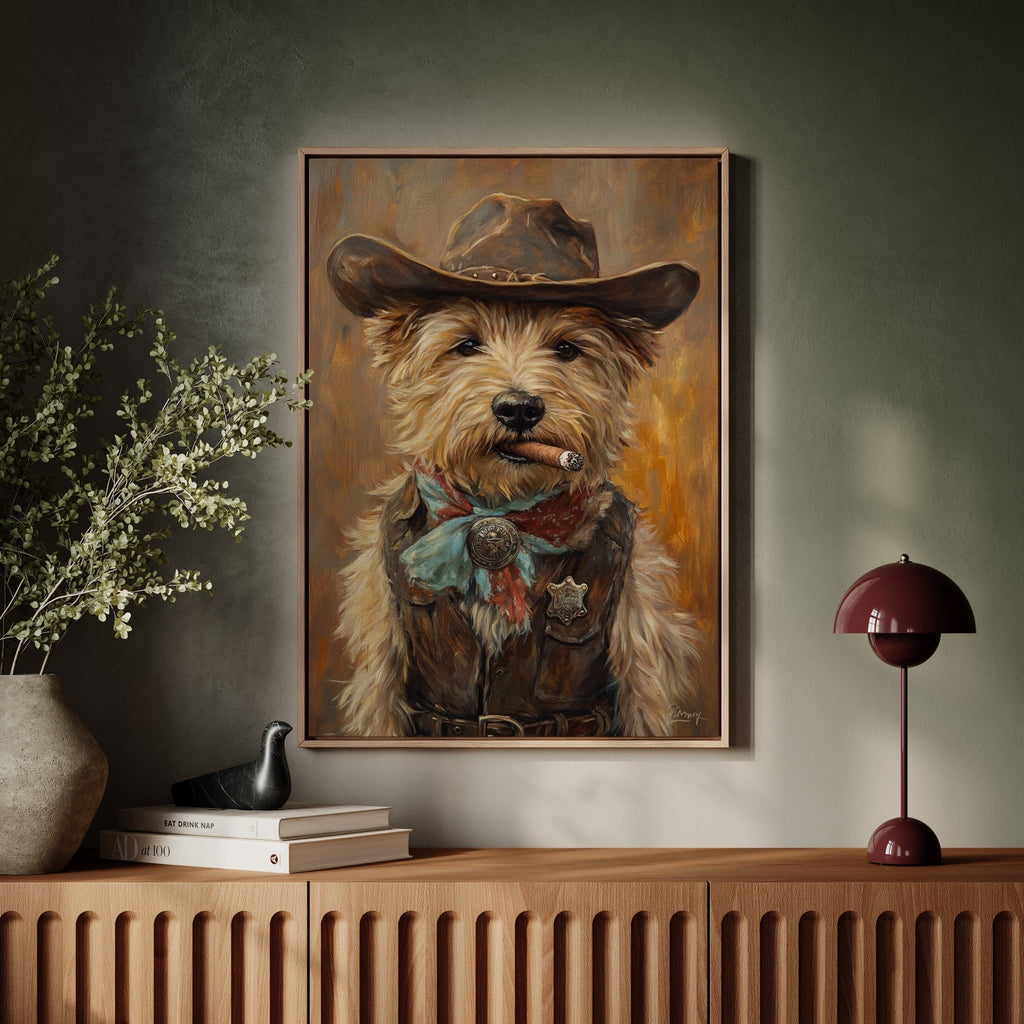 Wheaten Terrier Wild West Deputy - Quarter Circle AK Boutique