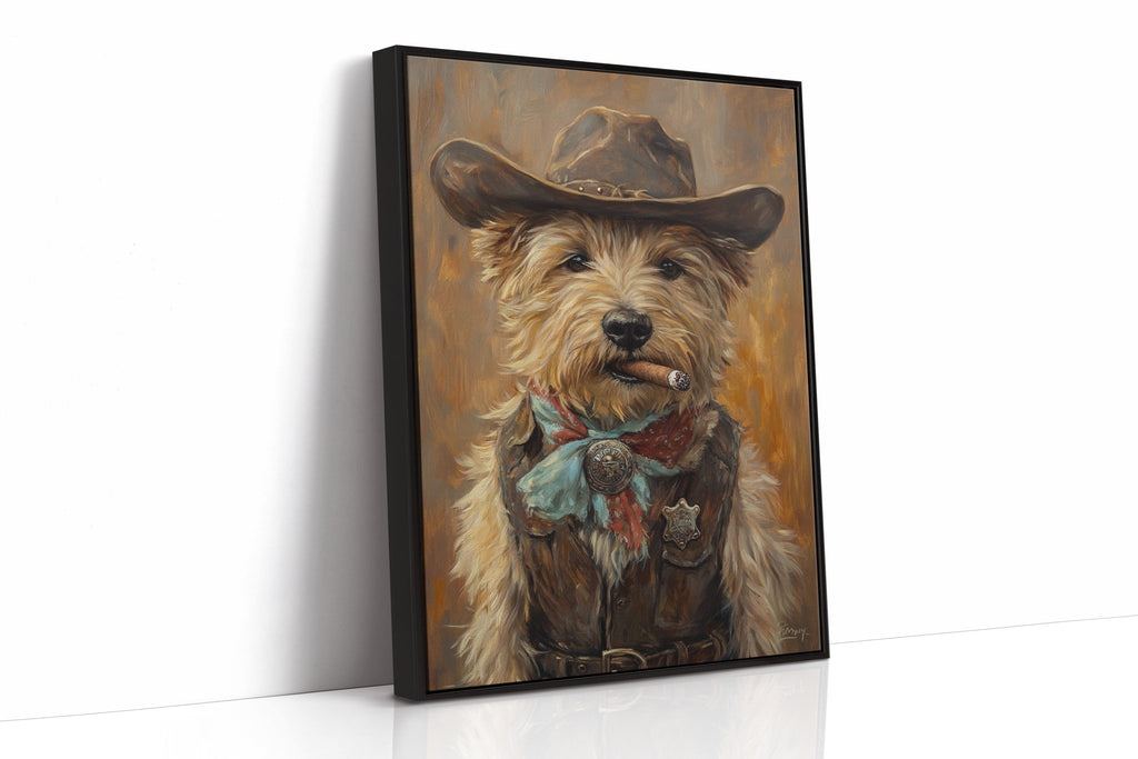 Wheaten Terrier Wild West Deputy - Quarter Circle AK Boutique