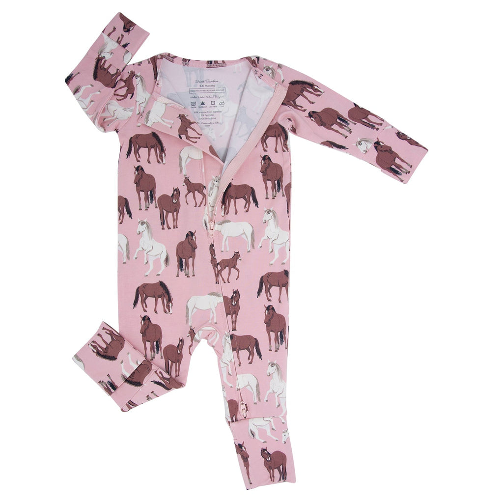 Wild Horses Convertible Romper - Quarter Circle AK Boutique