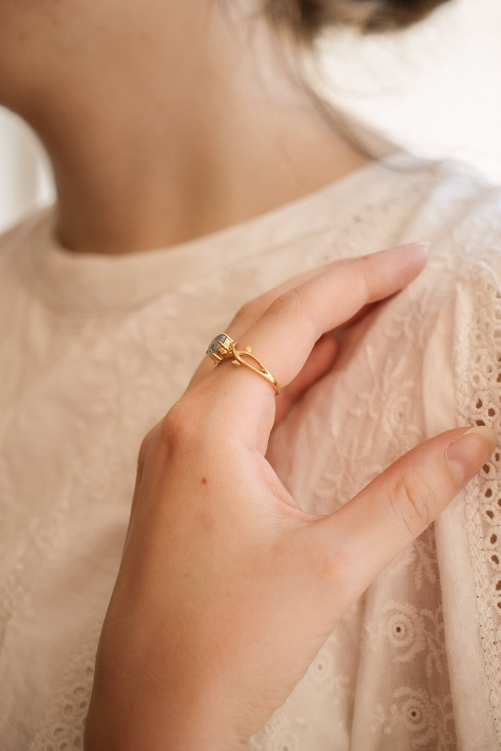 Willow Ring - Quarter Circle AK Boutique