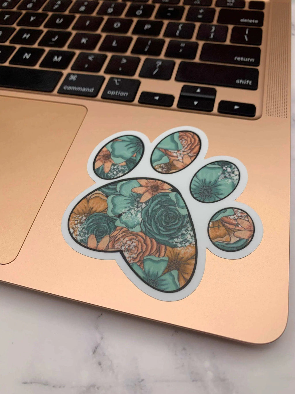 Paw Print Sticker, 3x3 in.