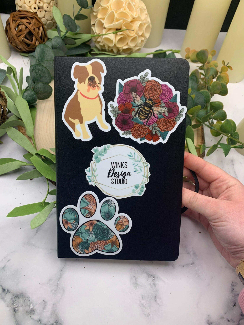 Paw Print Sticker, 3x3 in.