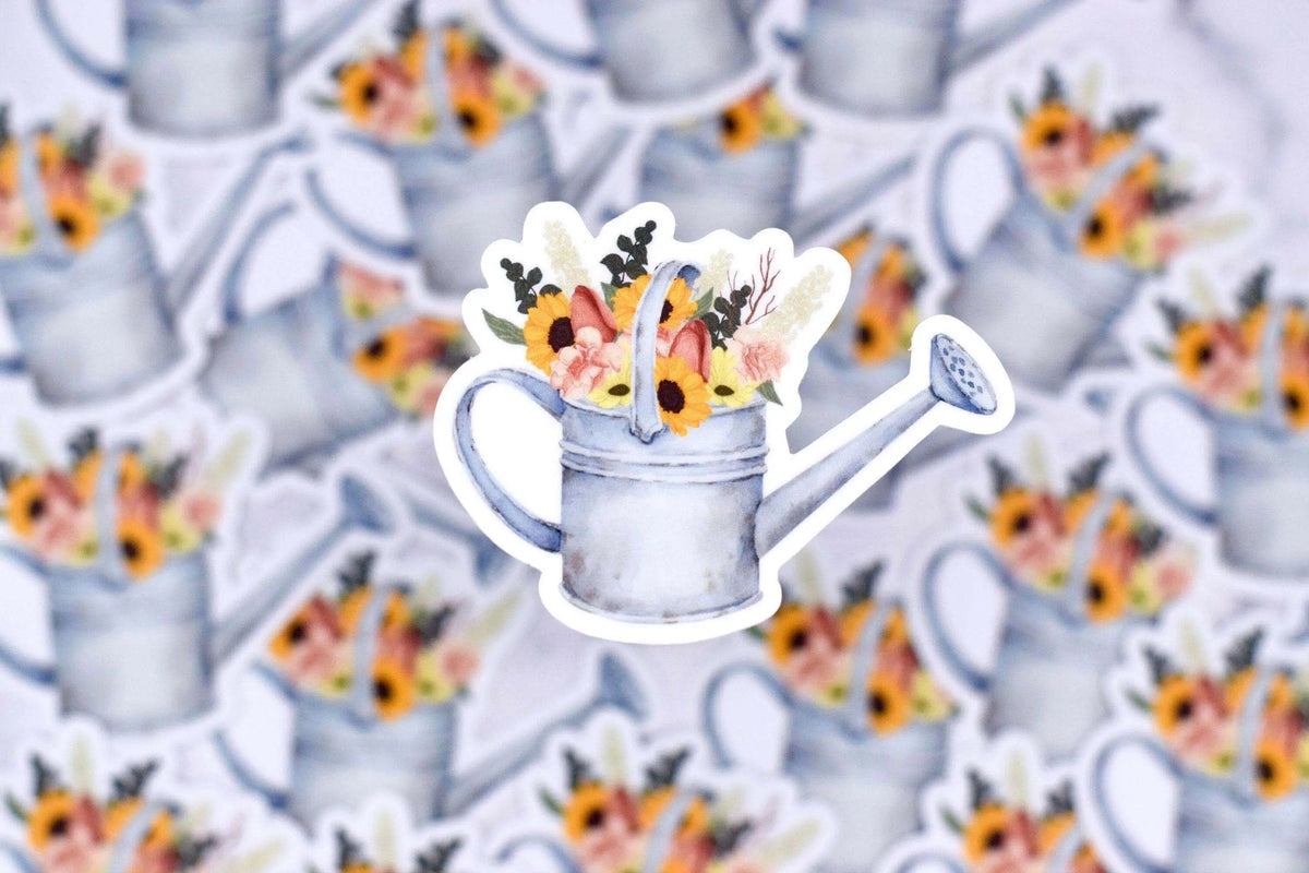 Vintage Watering Can Stickers
