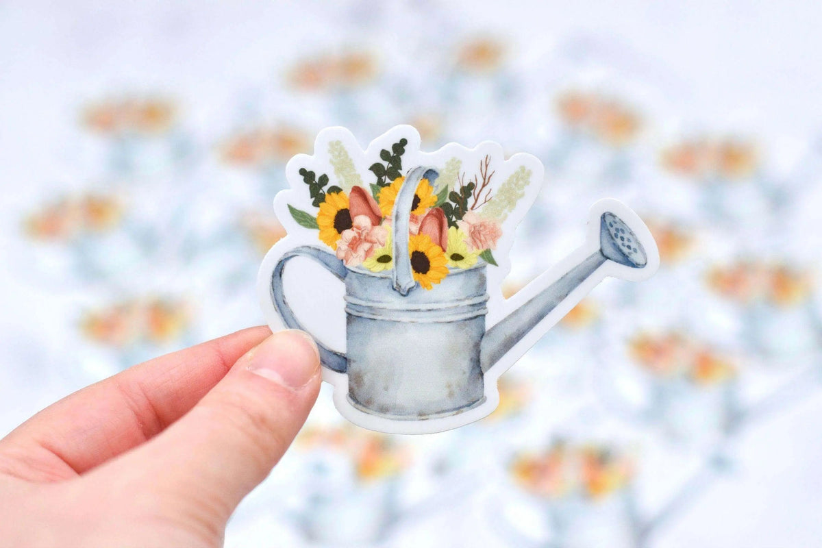 Vintage Watering Can Stickers