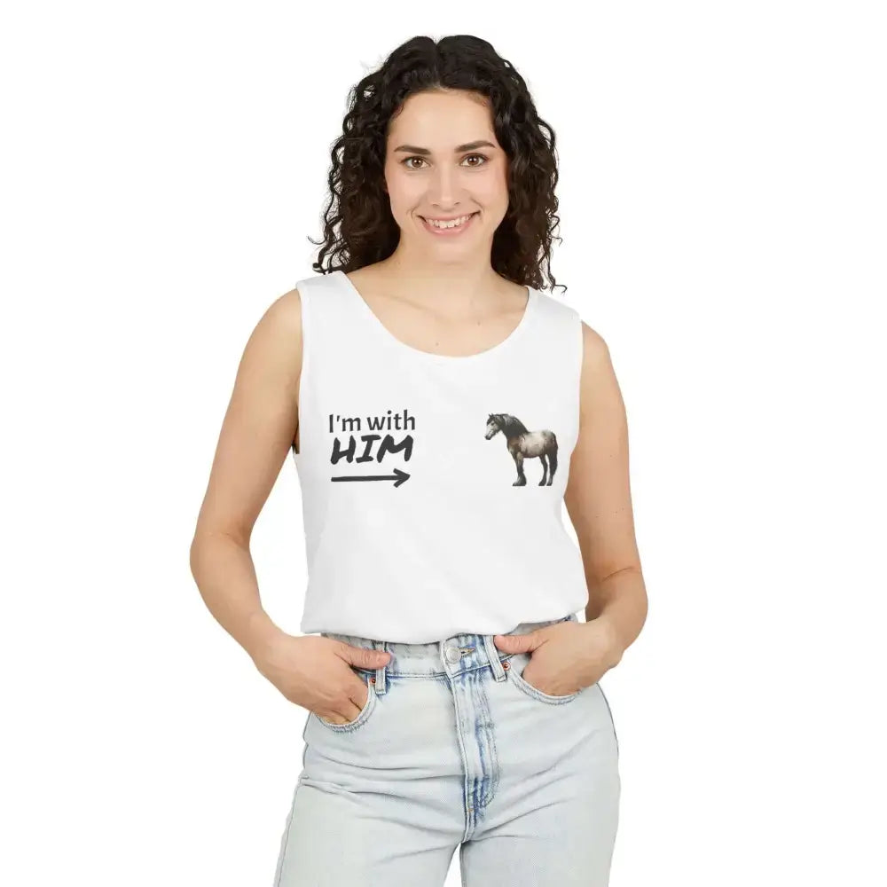 Woman Summer Tank Top, Summer Horse Lover T-Shirt, Women's Summer Tee
