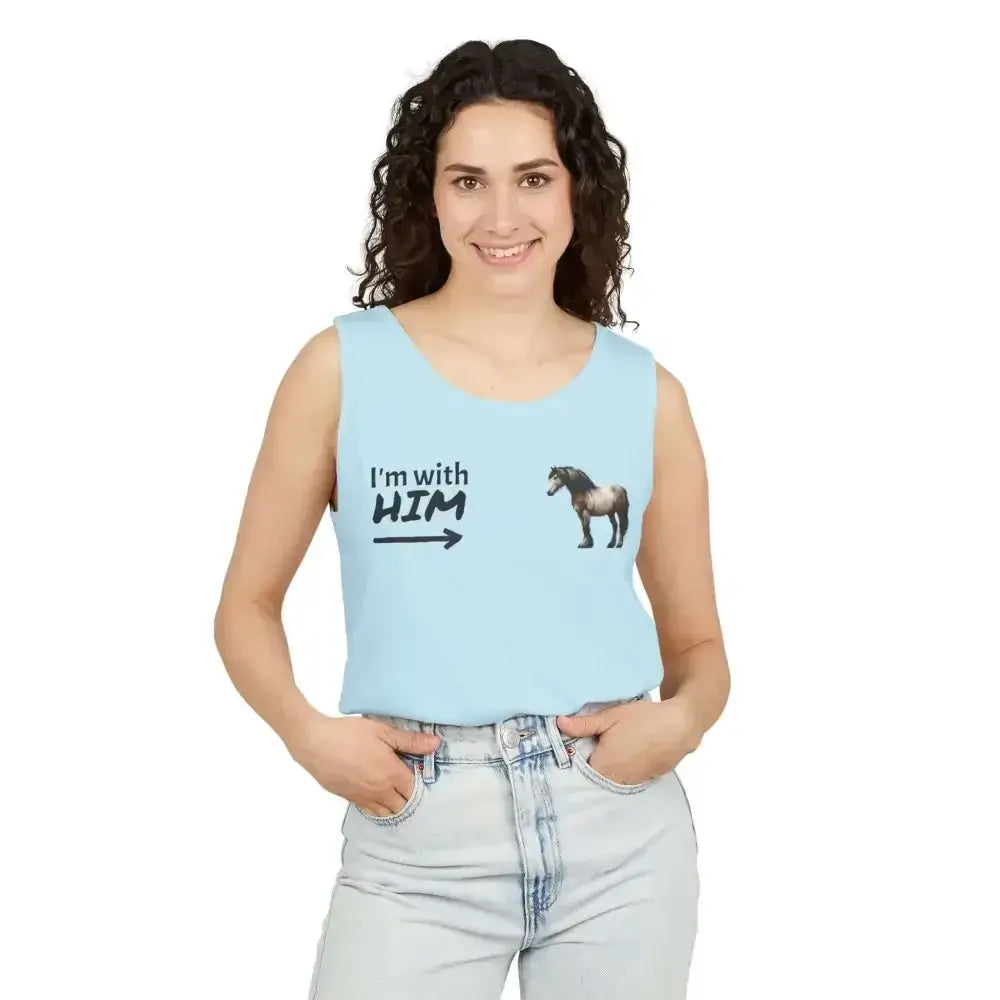 Woman Summer Tank Top, Summer Horse Lover T-Shirt, Women's Summer Tee