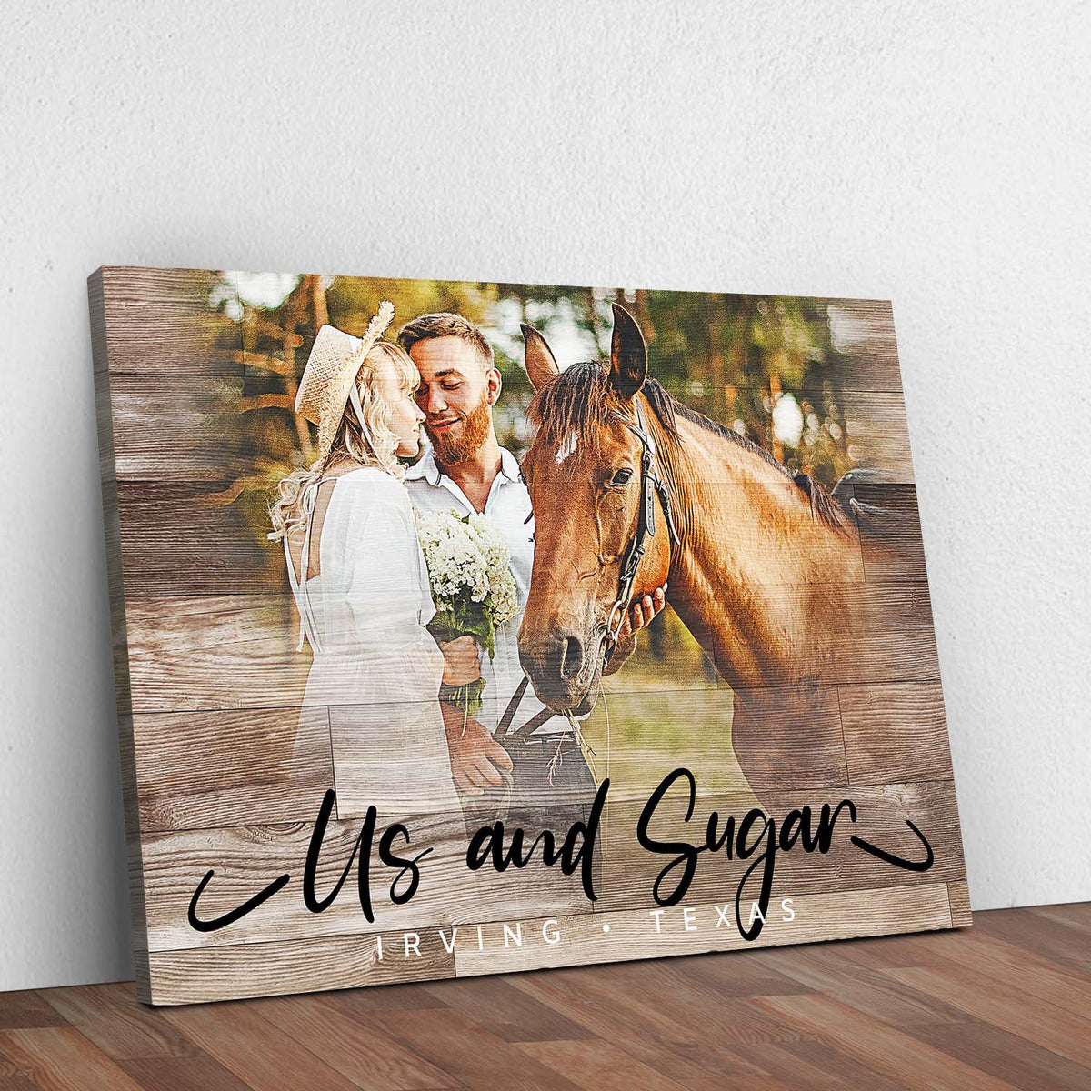 Wooden Animal Portrait Sign - Quarter Circle AK Boutique