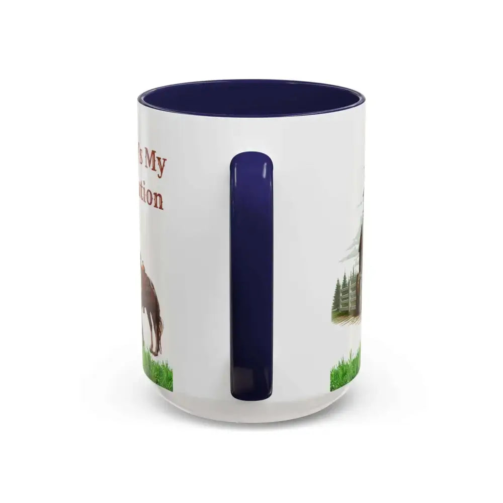 Working Rancher Coffee Mug, Cowgirl No Vacation Coffee Mug