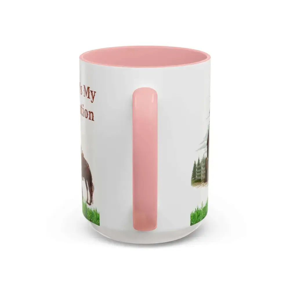 Working Rancher Coffee Mug, Cowgirl No Vacation Coffee Mug