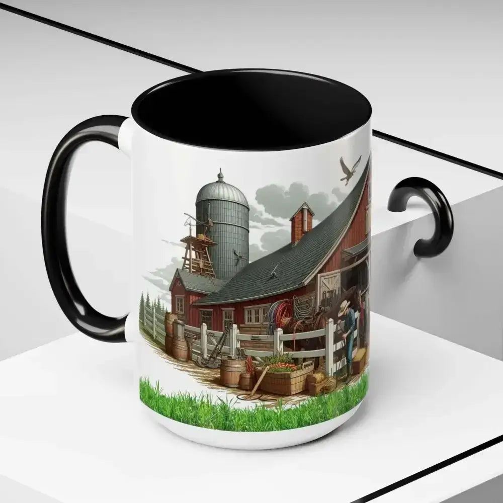 Working Rancher Coffee Mug, Cowgirl No Vacation Coffee Mug