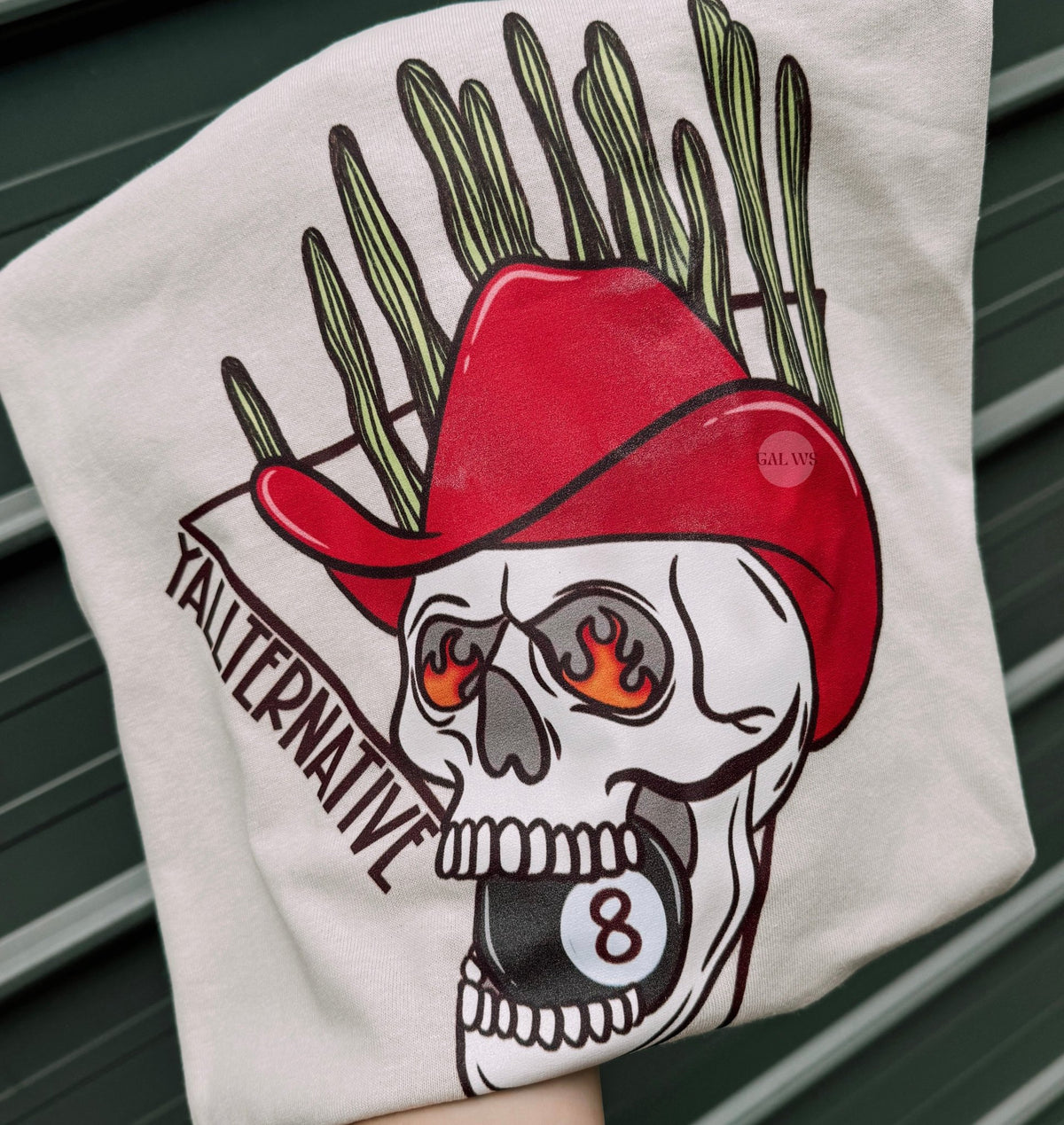 Yallternative skull tee or sweatshirt - Quarter Circle AK Boutique