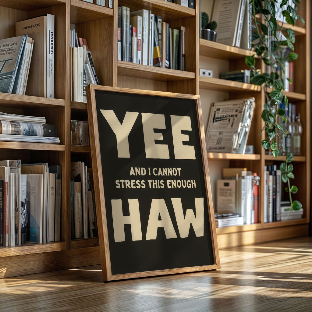 Yee Haw and I Cannot Stress This Enough - Quarter Circle AK Boutique