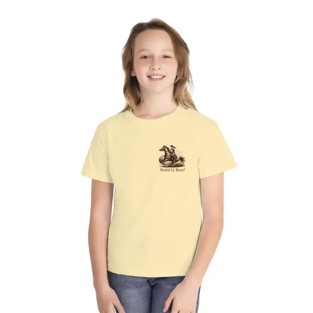 Youth Barrel Racing Tee, Female Youth Barrel Racer T-Shirt
